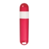 Lip Balm and Sunstick Translucent Red with White Trim